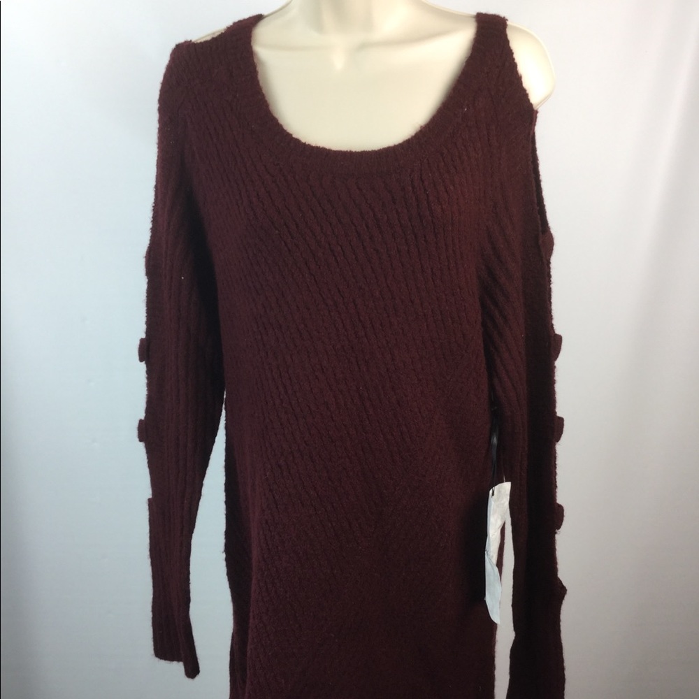 Cravafame Cutout Long Sleeve Pullover